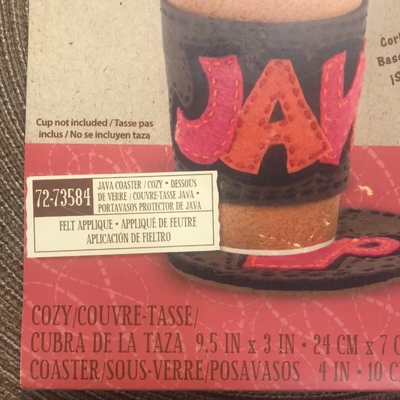 Dimensions Java Coaster & Cozy Kit - Picture 2 of 4